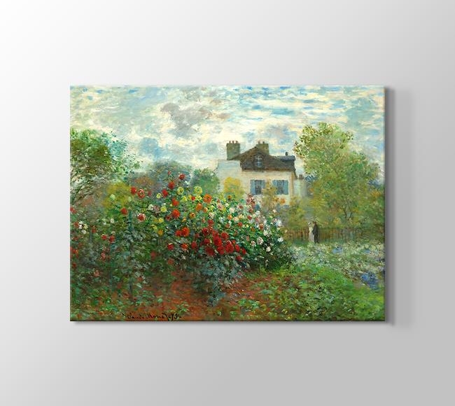  Claude Monet Argenteuil'de Monet'in Bahçesi - Monet's Garden in Argenteuil