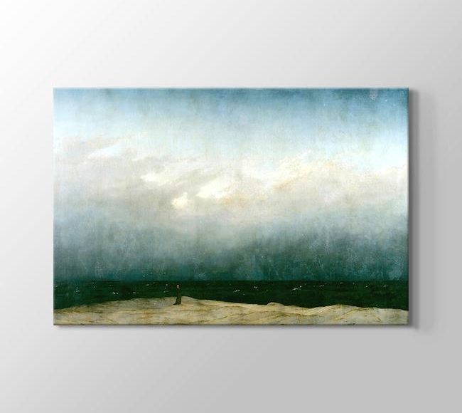  Caspar David Friedrich Monk by the Sea - Deniz Kenarında Keşiş