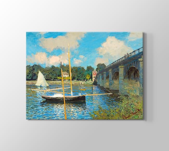  Claude Monet The Bridge at Argenteuil