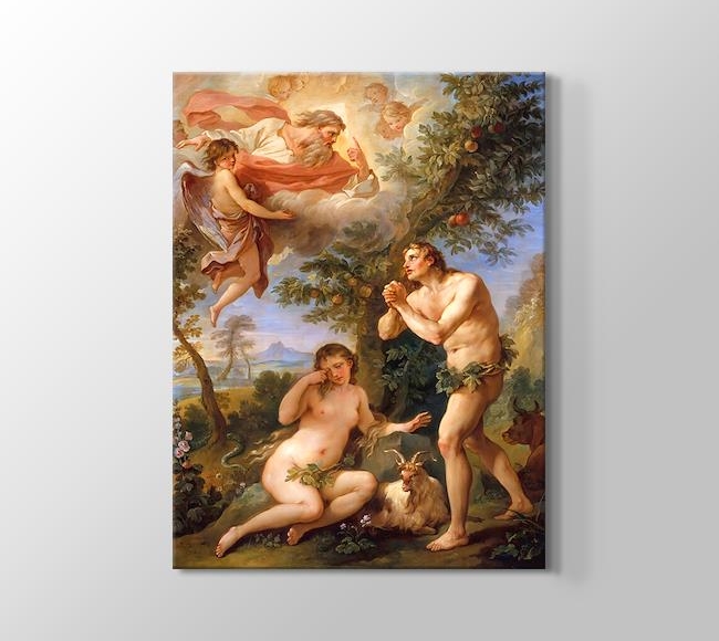  Charles-Joseph Natoire The Rebuke of Adam and Eve - 1740