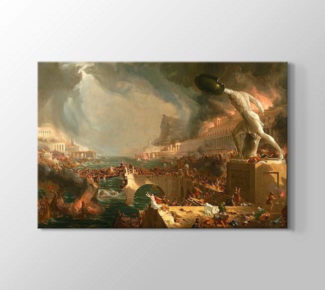  Thomas Cole The Course of Empire: Destruction