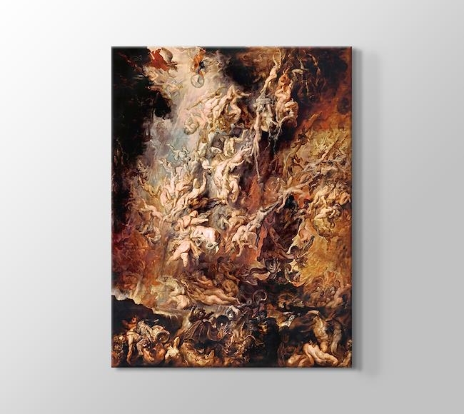  Peter Paul Rubens The Fall of Damned - Lanetlilerin Düşüşü 1620