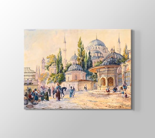  Ludwig Hans Fischer İstanbul Laleli'deki Şehzade Camii