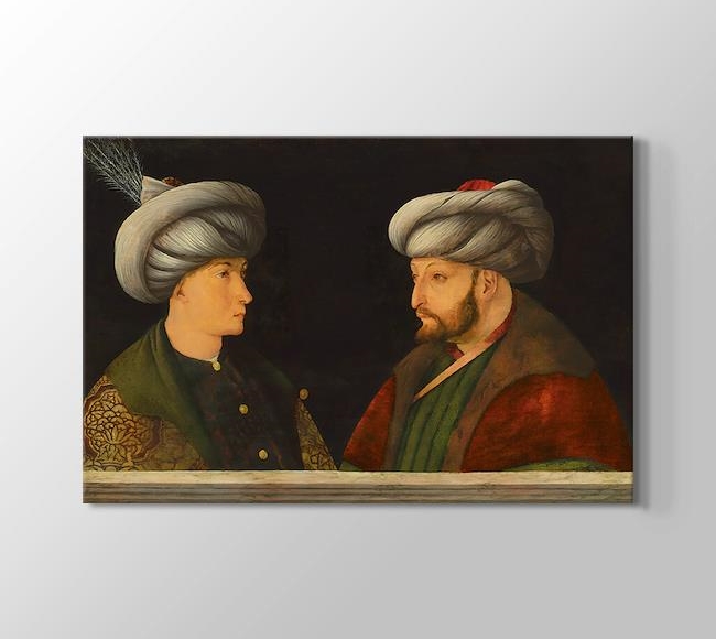  Gentile Bellini Sultan II.Mehmet'in Genç Adamla Portresi