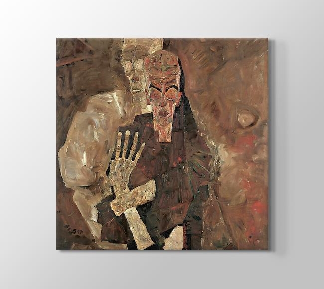  Egon Schiele Self-Seer II - Death and Man