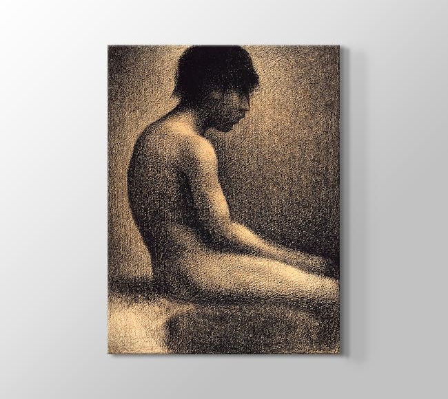  Georges Seurat Seated Nude: Study for Une Baignade