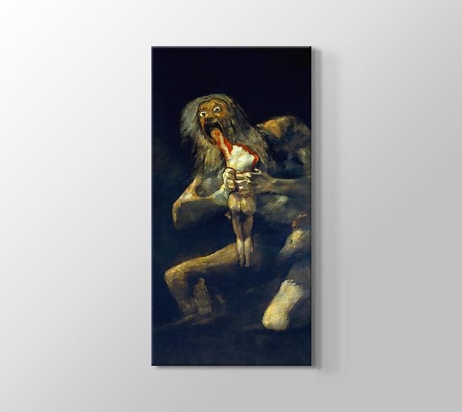  Francisco Goya Saturno devorando a un hijo - Çocuklarını Yiyen Satürn
