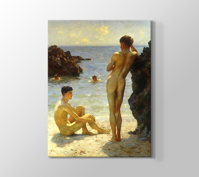  Henry Scott Tuke Lovers of the Sun