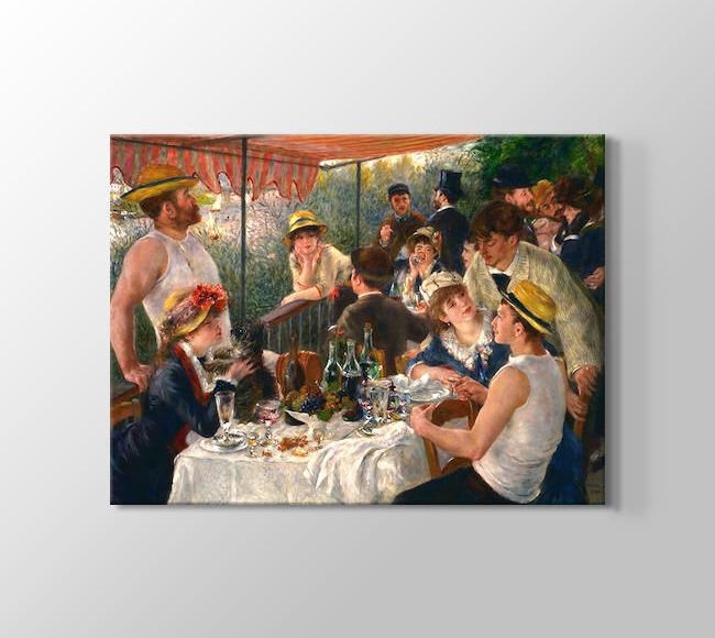  Pierre-Auguste Renoir Luncheon of the Boating Party - Le dejeuner des canotiers - Tekne Partisi nin Öğle Yemeği