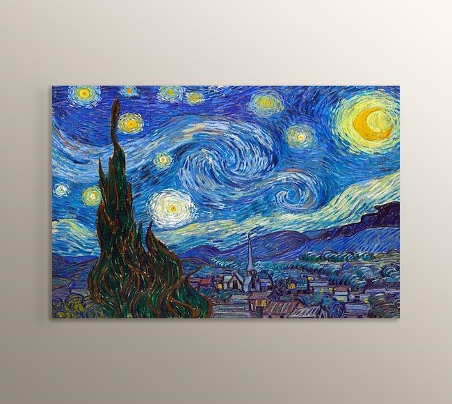 Starry Night - Yıldızlı Gece 1889