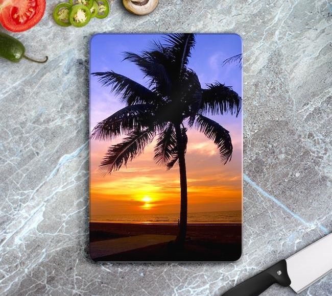 Sunset Palm