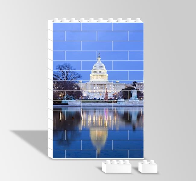 Washington DC - White House - Yapboz Resim - Tablohane