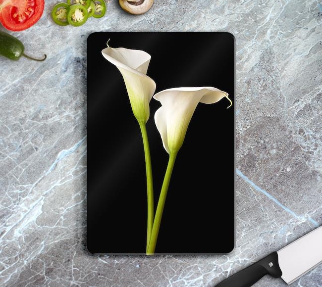 White Two Lilies -  İki Beyaz Zambak