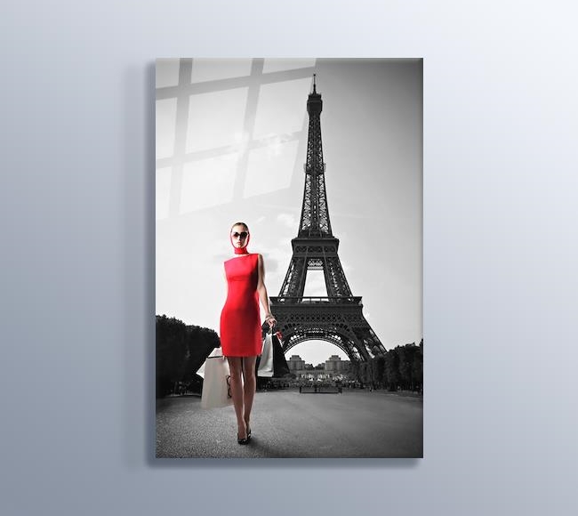 Paris - Red Dressed Woman