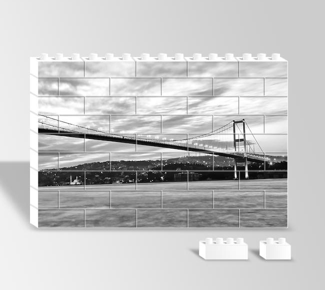 İstanbul - Boğaziçi Köprüsü - Siyah Beyaz