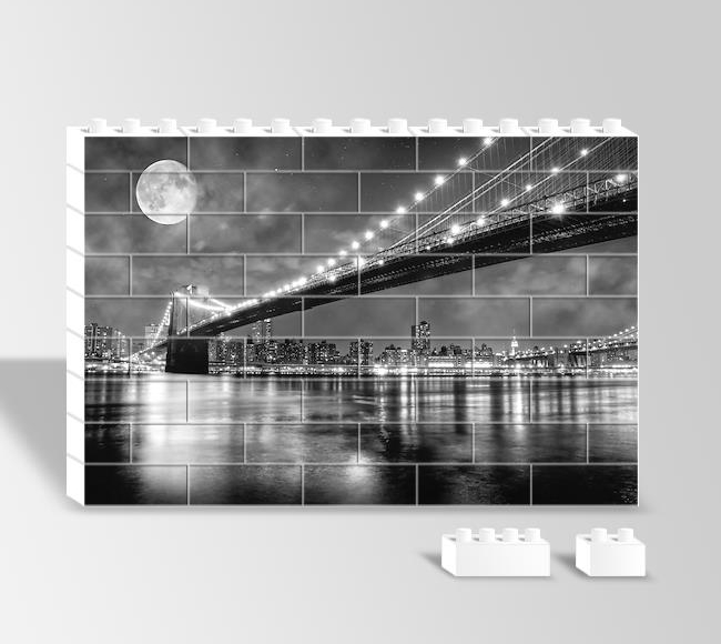 New York - Brooklyn Bridge at Night