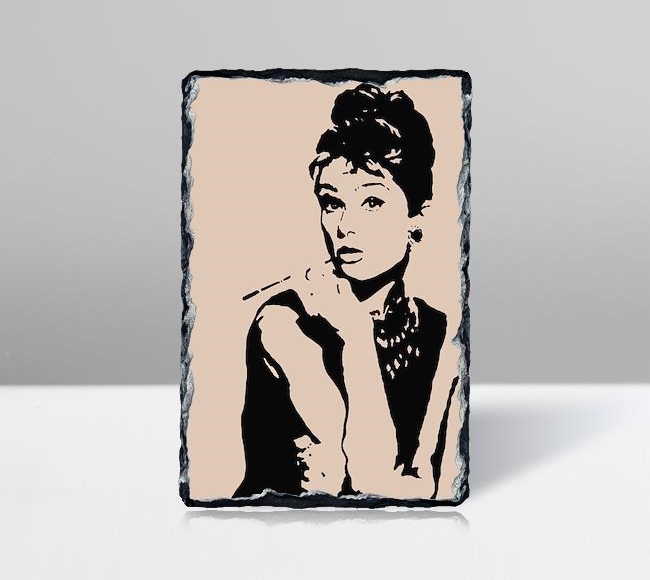 Audrey Hepburn Sepia
