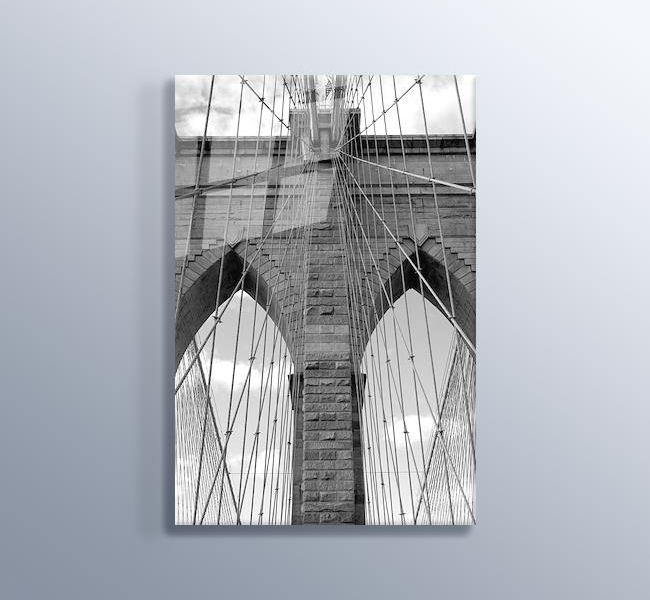 New York - Brooklyn Bridge Köprüsü Ayakları