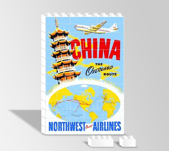 China Vintage Havayolu Posteri