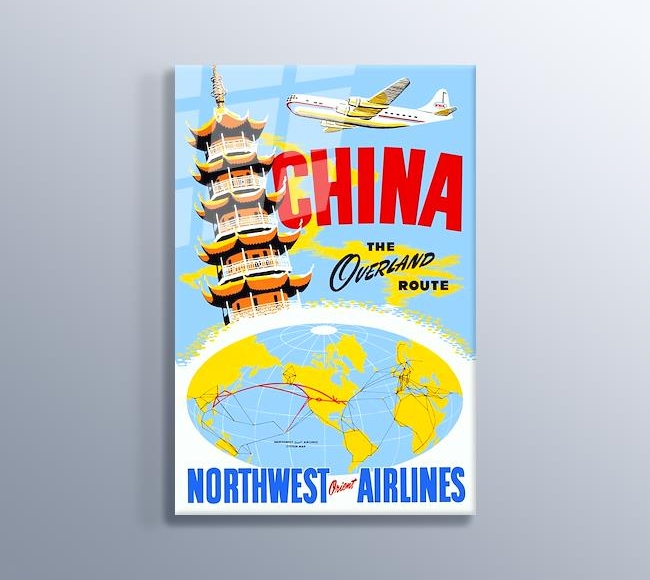China Vintage Havayolu Posteri