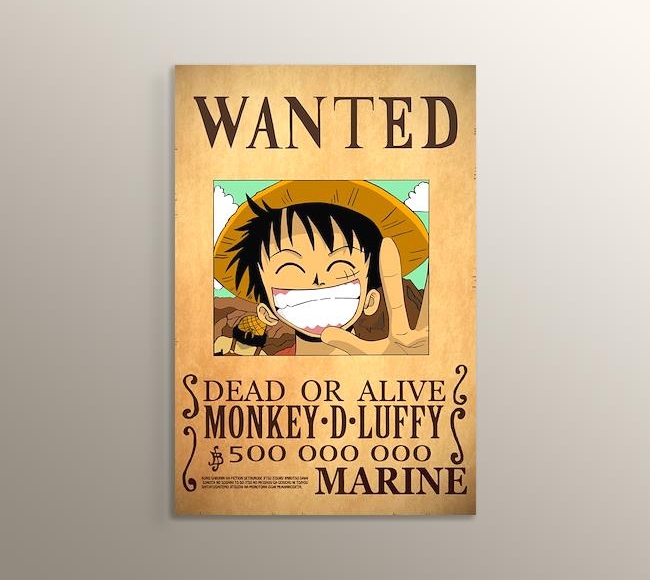 One Piece - Monkey D Luffy - Wanted