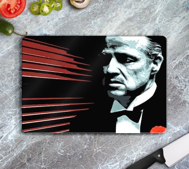 The Godfather - Marlon Brando - Red Black