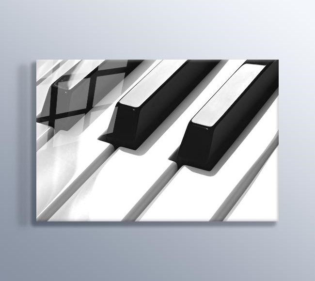Piyano Tuşları Siyah Beyaz