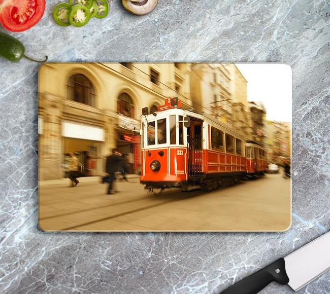 İstanbul - İstiklal Caddesi Tramvay Sepya