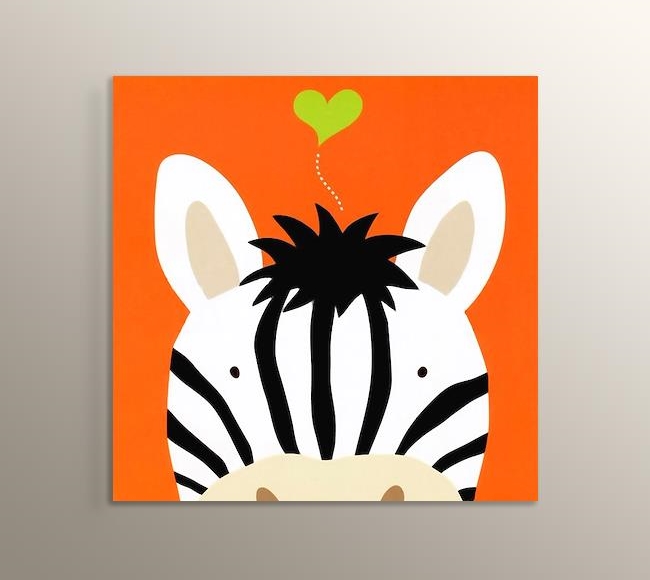 Sevimli Zebra 