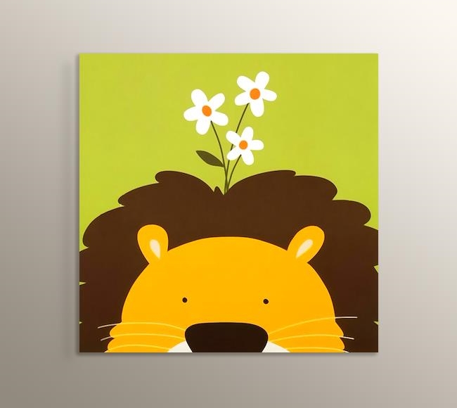 Lion and the Daisy