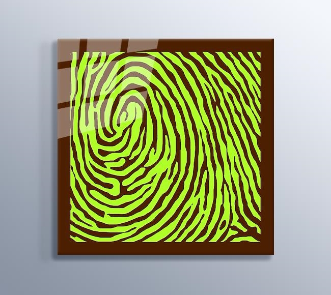 Fingerprint Parmak İzi - Yeşil