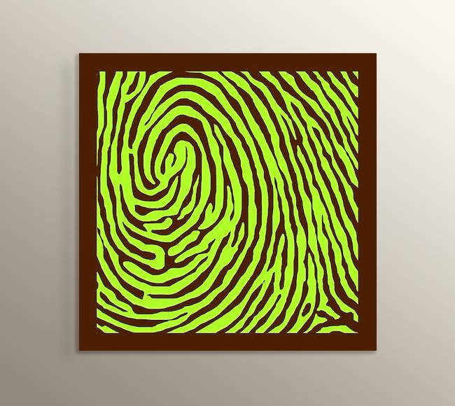 Fingerprint Parmak İzi - Yeşil