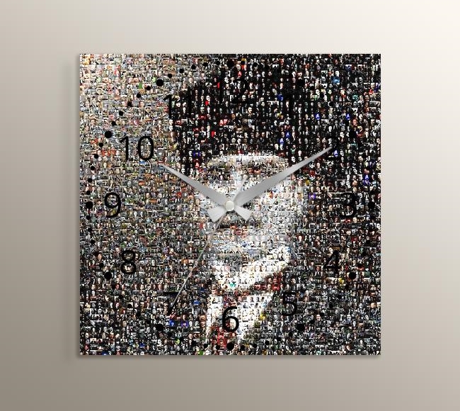 Atatürk Resimlerinden Oluşturulan Mozaik Atatürk Resmi