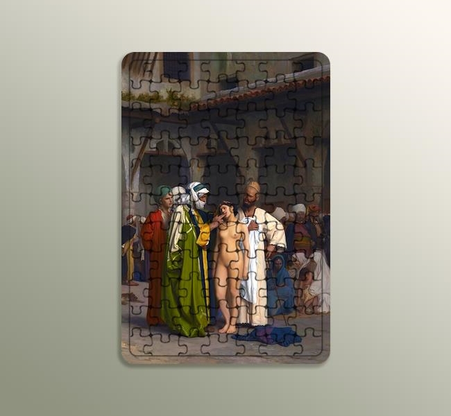 The Slave Market Mdf Puzzle Tablohane 