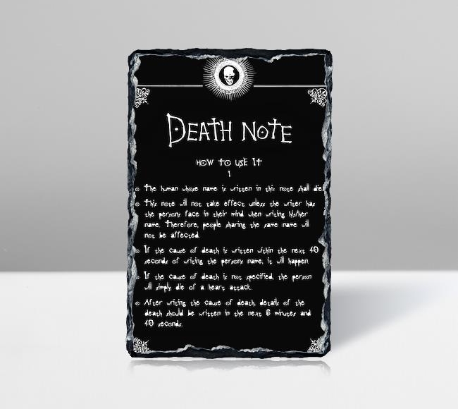 Rules of the Death Note : Page 1