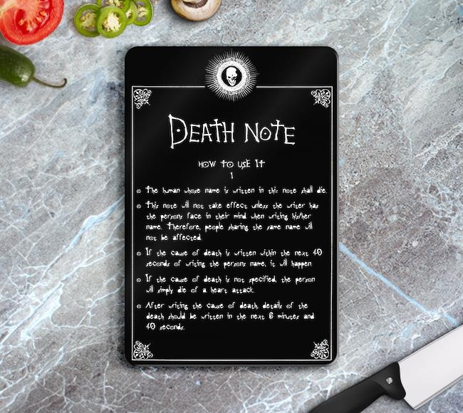 Rules of the Death Note : Page 1