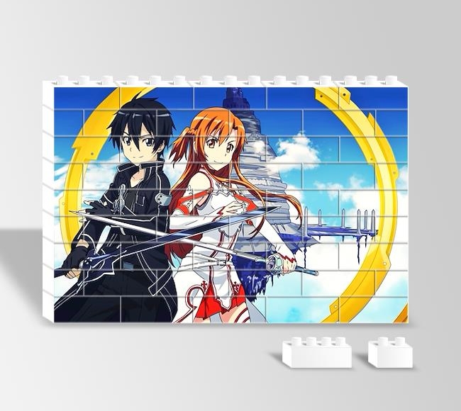 Asuna and Kirito - Sword art online