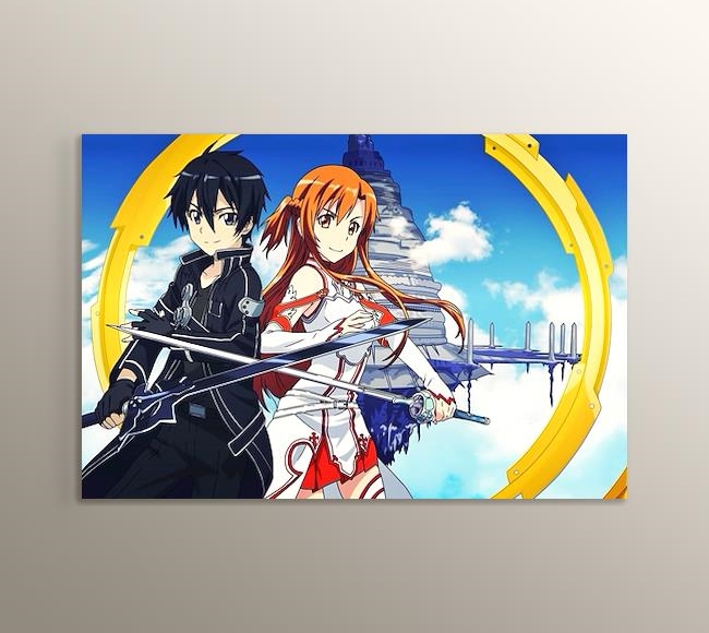 Asuna and Kirito - Sword art online