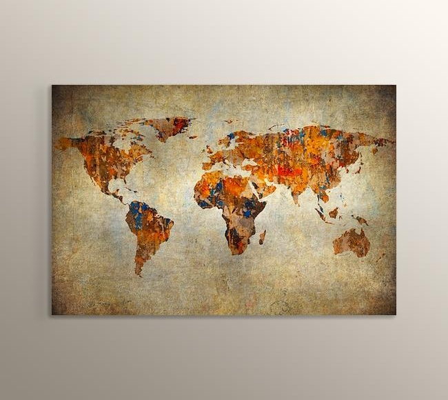 Eskitme Dünya Haritası