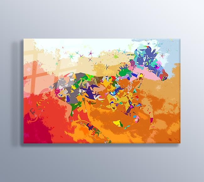 Abstract Painting - Horse