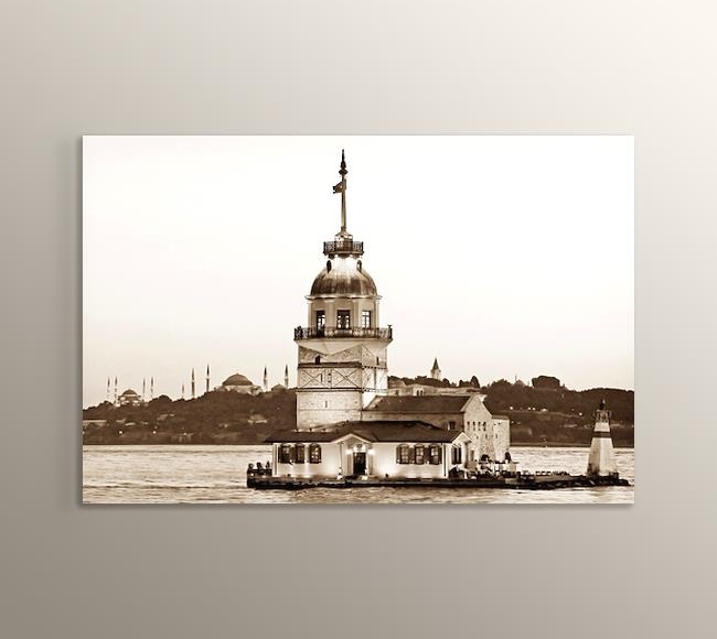 İstanbul - Kız Kulesi Gri Denge
