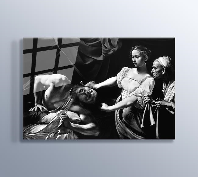 Judith Beheading Holofernes - Black White