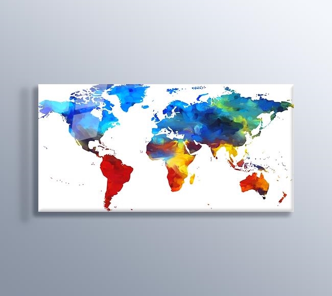 Renkler Dünyası Dünya Haritası