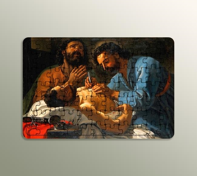 Saint Cosmas and Damian Dressing a Chest Wound