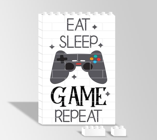 Eat Sleep Game Repeat - Ye Uyu Oyunu Tekrar Et