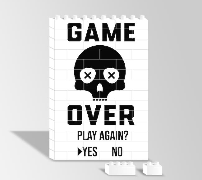 Game Over - Oyun Bitti - White