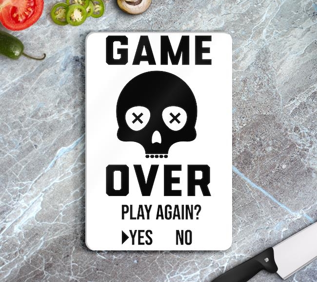 Game Over - Oyun Bitti - White