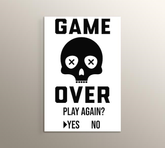 Game Over - Oyun Bitti - White
