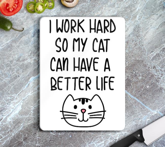 I Work Hard So My Cat Can Have A Better Life