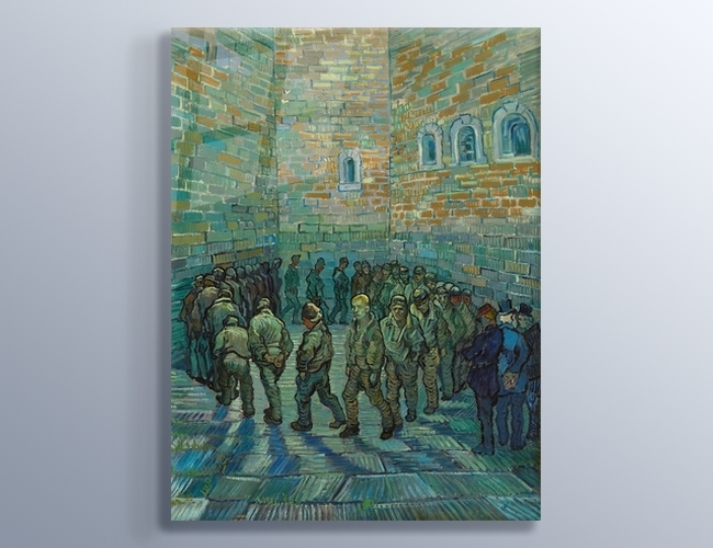 Lais Puzzle „Die Runde Der Gefangenen“ Von Van Gogh – 1000 Teile, Hochwertig Gestanzt, Mit Motiv-Schachtel